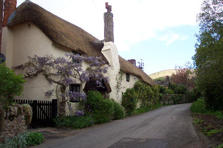 Cottage opposite churh