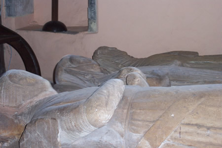 Sir John De Meriet Stone Effigy Combe Florey