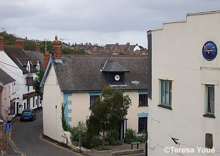 Watchet from the railway bridge